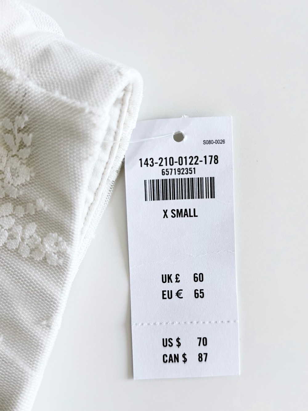Abercrombie & Fitch White Lace Midi Skirt XS Sheer Embroidered Bridal Coquette - Picture 5 of 11